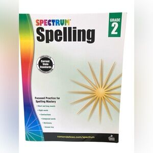 Spectrum Spelling Workbook and Answers Grade 2 New